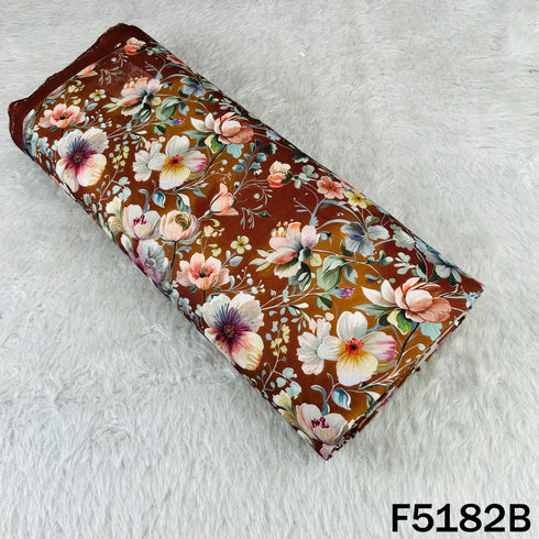 Digital Print Pashmina Fabric - F5182